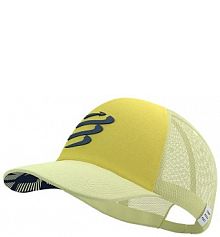 Czapka z daszkiem Compressport  żółta damska XHWU4190