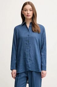 Koszula z długim rękawem United Colors of Benetton  granatowa 5BMLDQ02U