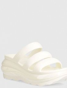 Klapki eleganckie Crocs  białe 209842.0WV