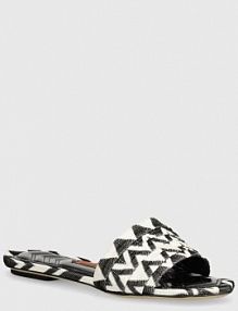 Klapki Missoni  czarne damskie M32.022