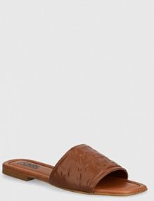 Klapki Karl Lagerfeld  brązowe damskie KL85400.022