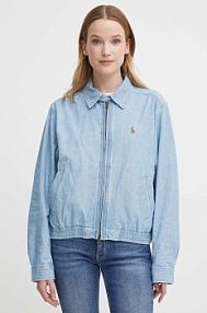 Kurtka jeansowe Polo Ralph Lauren  niebieska damska 211938914