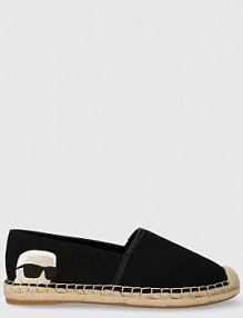 Espadryle Karl Lagerfeld  czarne damskie KL80111N.900