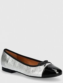 Baleriny Billi Bi  srebrne A6021