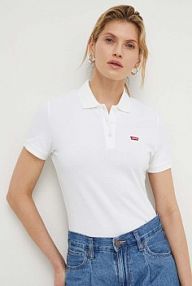 Koszulka polo Levi's  biała damska 52599