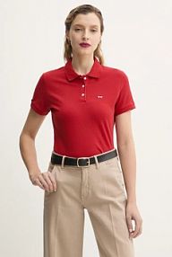 Koszulka polo Levi's  czerwona damska 52599