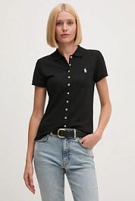 Koszulka polo Polo Ralph Lauren  czarna damska 211939272