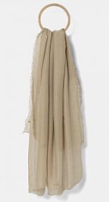 Szalik United Colors of Benetton  beżowy damski 6C2GDU016