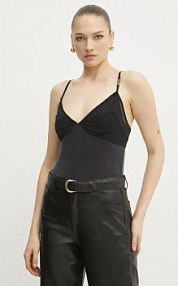 Bluzka Versace Jeans Couture  czarna damska 78HAM212.J019