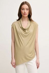 Bluzka Sisley  zielona damska 5FNTLQ08P