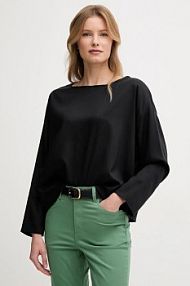 Bluzka United Colors of Benetton  czarna damska 52M9DQ0B7