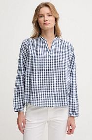 Bluzka United Colors of Benetton  niebieska damska 5XDKDQ0B8