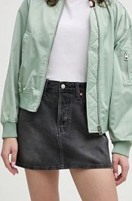 Spódnica mini Levi's  szara A4694