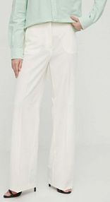 Spodnie eleganckie Sisley  beżowe damskie 4KVXLF02I