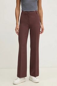 Spodnie eleganckie Sisley  brązowe damskie 4KVXLF02I