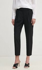 Spodnie eleganckie Sisley  czarne damskie 4KVXL5CM7