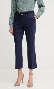 Spodnie eleganckie Sisley  granatowe damskie 49MALE02X