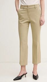 Spodnie eleganckie Sisley  zielone damskie 49MALE02X