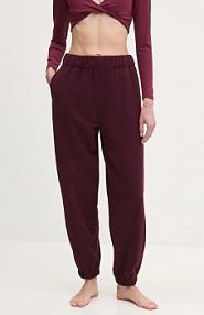Spodnie dresowe JOYINME  bordowy damskie Spodnie.Kind