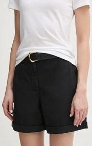 Szorty Tommy Hilfiger  czarne damskie WW0WW42457