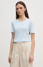 T-shirt United Colors of Benetton  niebieski damski 3GA2E16A0