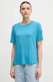 T-shirt United Colors of Benetton  niebieski damski 3Z12D101X