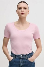 T-shirt United Colors of Benetton  różowy damski 3GA2D1066