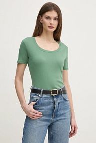 T-shirt United Colors of Benetton  zielony damski 3GA2D1066