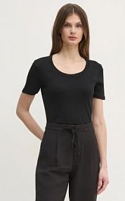 T-shirt United Colors of Benetton  czarny damski 3GA2D1066