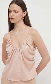 Top Sisley  pomarańczowy damski 51MGLH016