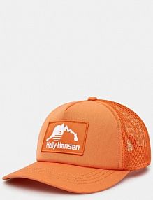 Czapka z daszkiem Helly Hansen  pomarańczowa damska 67435