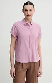 Koszula z krótkim rękawem Samsoe Samsoe  fioletowa F19123672