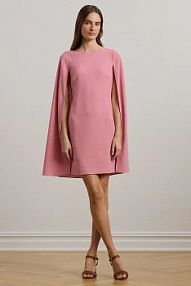 Sukienka mini Lauren Ralph Lauren  różowa 253855210