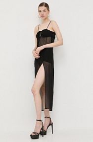 Sukienka maxi PATRIZIA PEPE  czarna 2A2557.A060