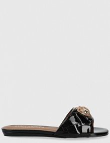 Klapki Kurt Geiger London  czarne damskie 8496100309.BL