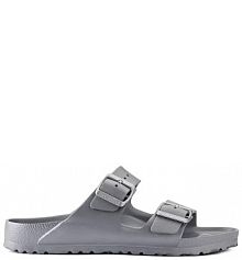 Klapki Birkenstock  srebrne damskie 1003491