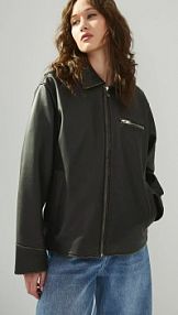 Kurtka skórzana Medicine  brązowa damska RS25.KUD407