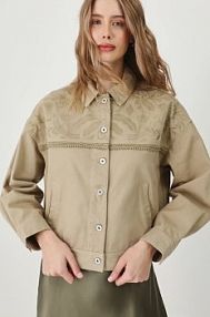 Kurtka jeansowe Medicine  zielona damska RS25.KUD501