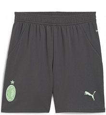 Młodzieżowe szorty ac milan 24/25  shadow gray fresh mint green Puma
