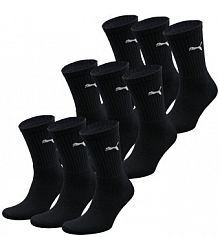Skarpety sportowe  czarne 9 par Puma damskie