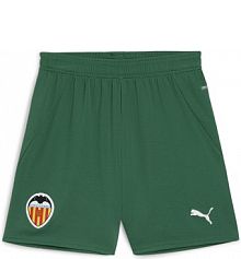 Młodzieżowe szorty valencia cf 24/25  vine rickie orange green Puma