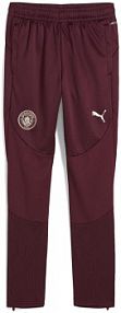 Młodzieżowe spodnie treningowe manchester city  dark jasper red Puma damskie