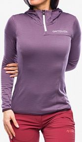 Bluza z kapturem   fleece light grid zn hoody Ortovox damska