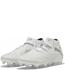 Buty piłkarskie future 8 ultimate fg  white matte silver gray Puma damskie