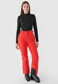 Spodnie narciarskie czerwone 4F 4FWAW24TFTRF704-62S