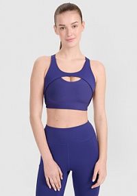 Biustonosz sportowy granatowy 4F 4FWSS25USBAF150-30S