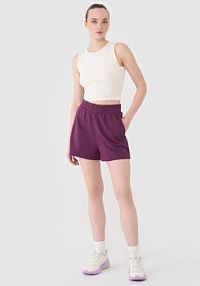 Szorty sportowe fioletowe 4F 4FWMM00TSHOF542-50S
