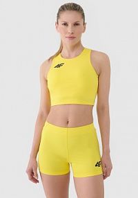 Biustonosz sportowy żółty 4F 4FSMM00USBAF212-71S