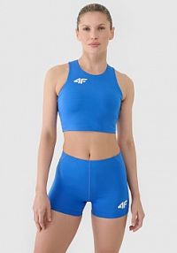 Biustonosz sportowy niebieski 4F 4FSMM00USBAF212-36S