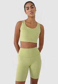 Biustonosz sportowy zielony 4F 4FRSS25USBAF152-42S